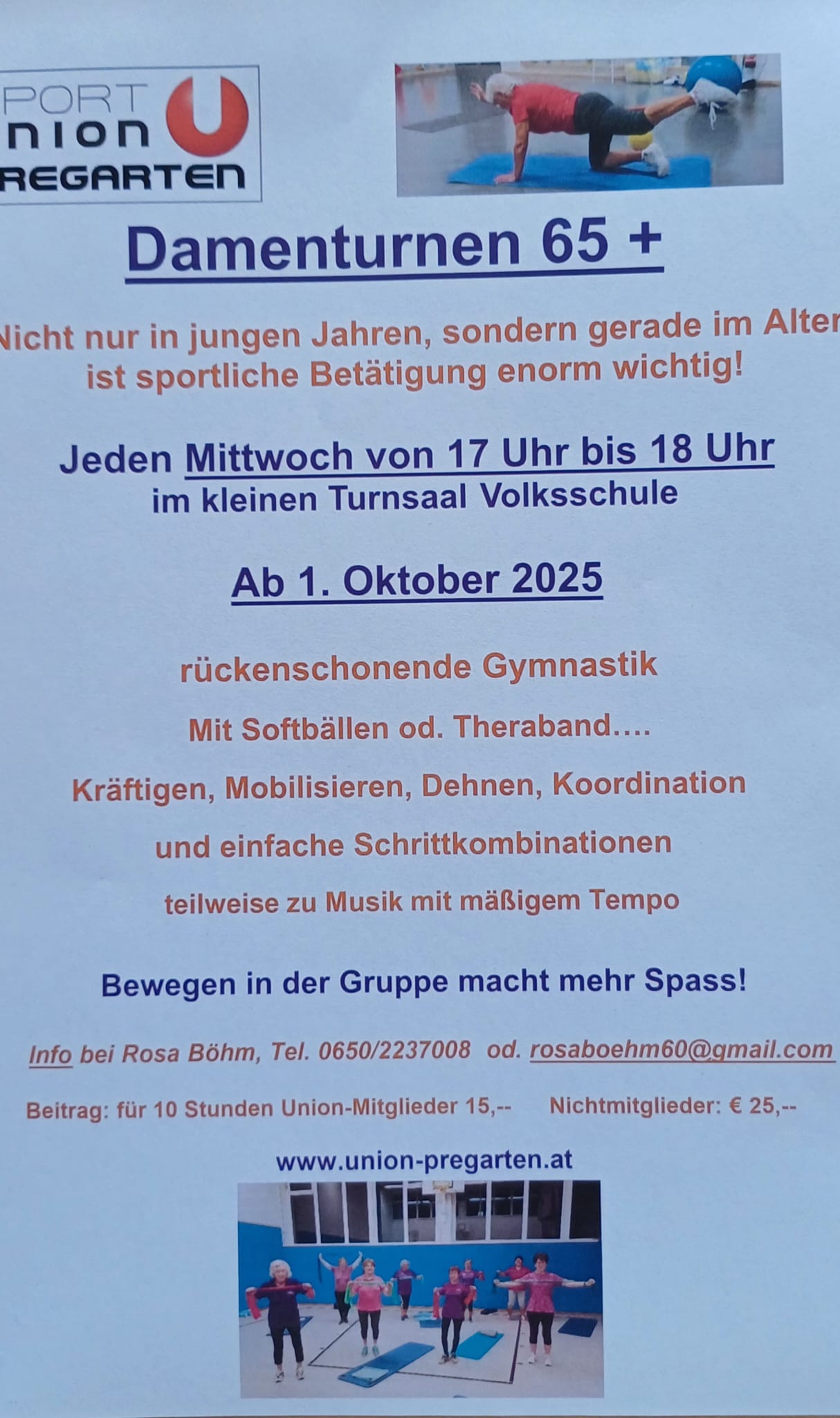 Damenturnen 65+