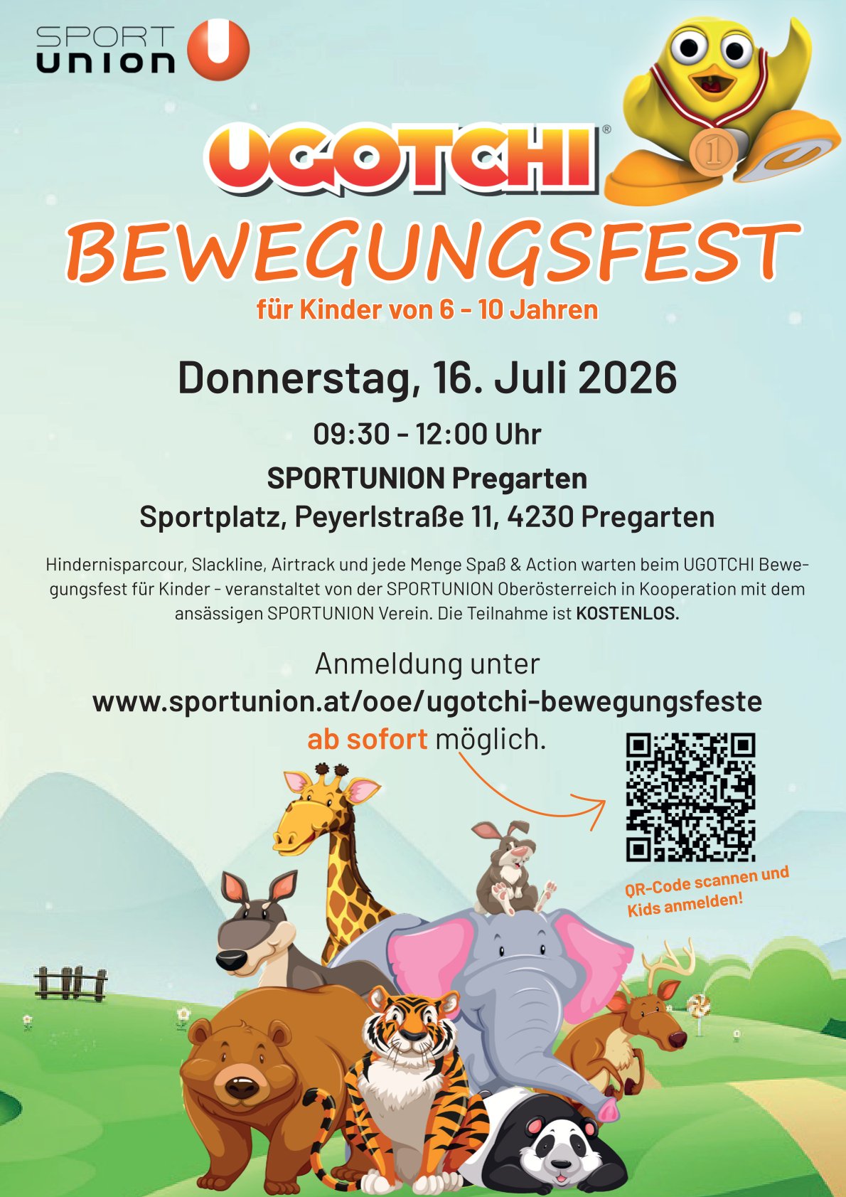 UGOTCHI Bewegungsfest am 16.07.2026